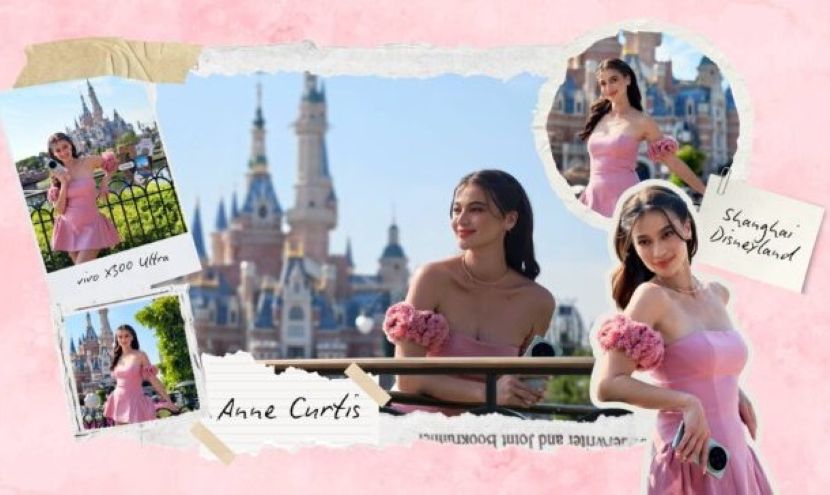 vivo X300 Ultra captures Anne Curtis in Shanghai Disneyland