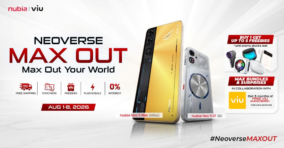 Max out your world with nubia’s Neo 5 Max, Neo 5 GT Special Edition