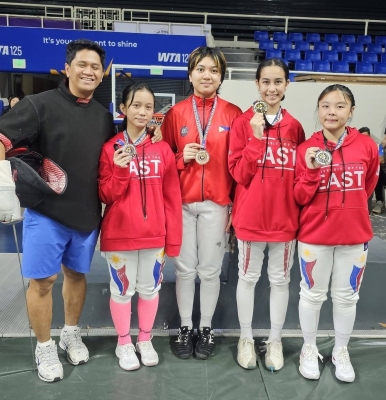 Christine May Morales rules cadet foil at PFA National tilt